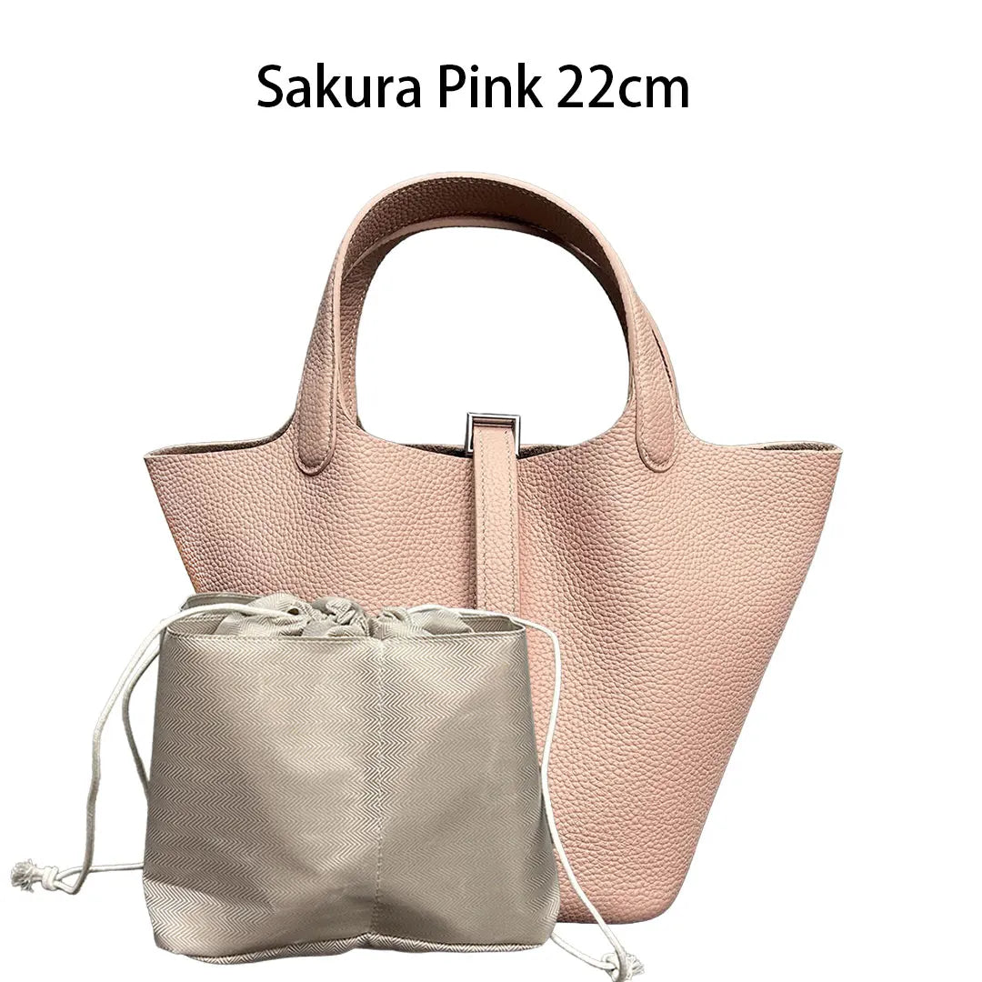 Sac Seau Femme Cuir Véritable Vache 2 Tailles 50+ Coloris Quincaillerie Argentée ou Dorée – CLEVI Paris
