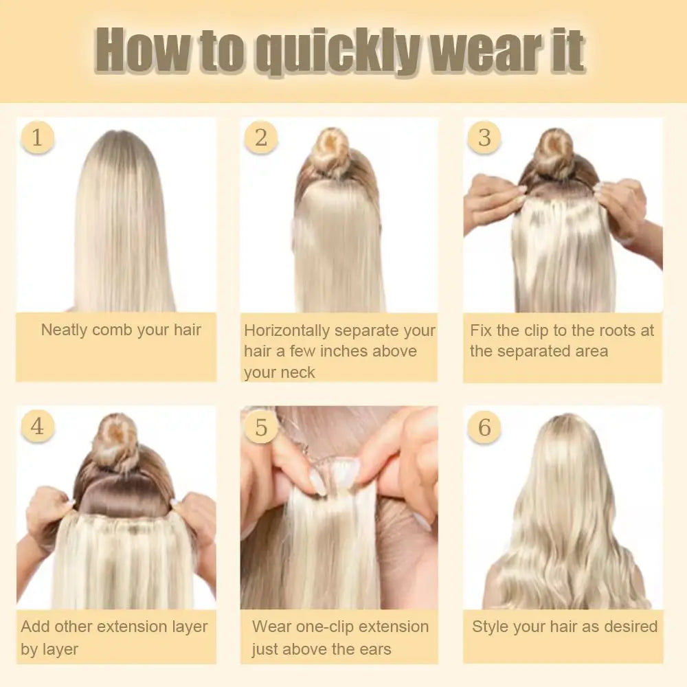 Extensions Body Wave Brésiliennes Virgin Hair 8Pcs – CLEVI Paris