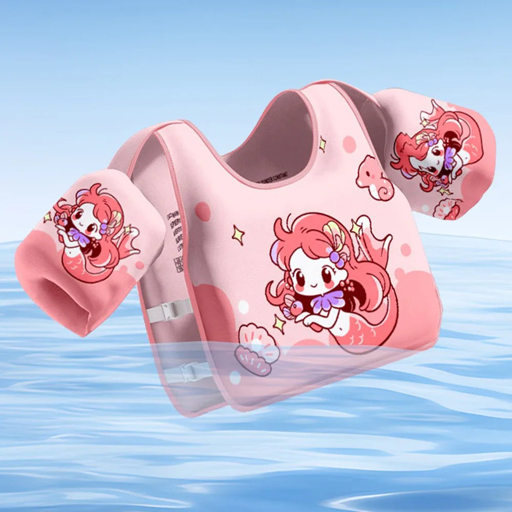 Gilet de Natation Flottant Enfant – Brassards Mousse Sans Gonflage – Apprentissage Natation Dès 6 Ans