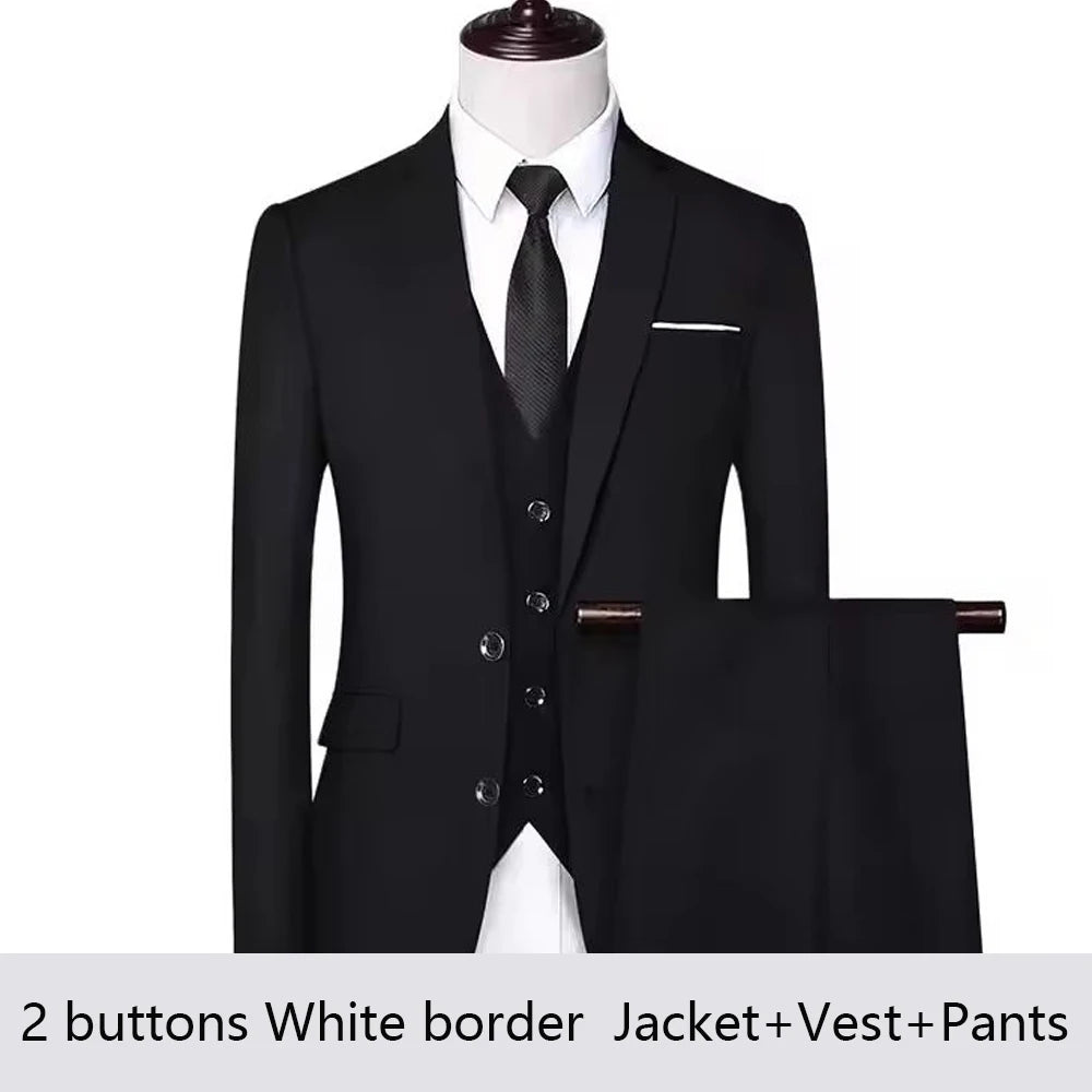 Costume Homme Élégant 2-3 Pièces Blazer Stretch Mariage – CLEVI Paris