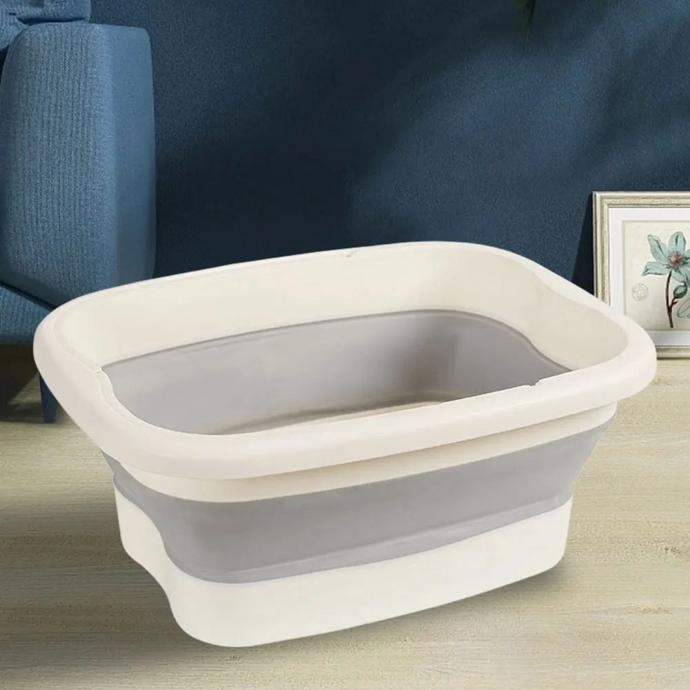 Bain de Pieds Pliable avec Picots de Massage — Pliable, Compact, Certifié CE | CLEVI Paris
