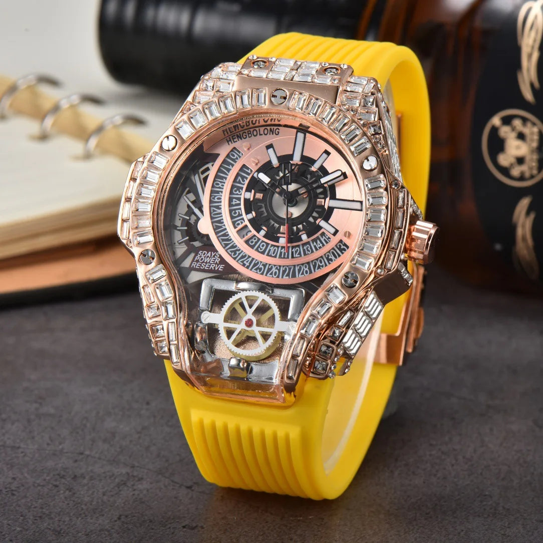 STARPERISH W01 Montre Homme Automatique Japonais Acier Inox Verre Hardlex Lumineux 3 ATM 21 Coloris – CLEVI Paris