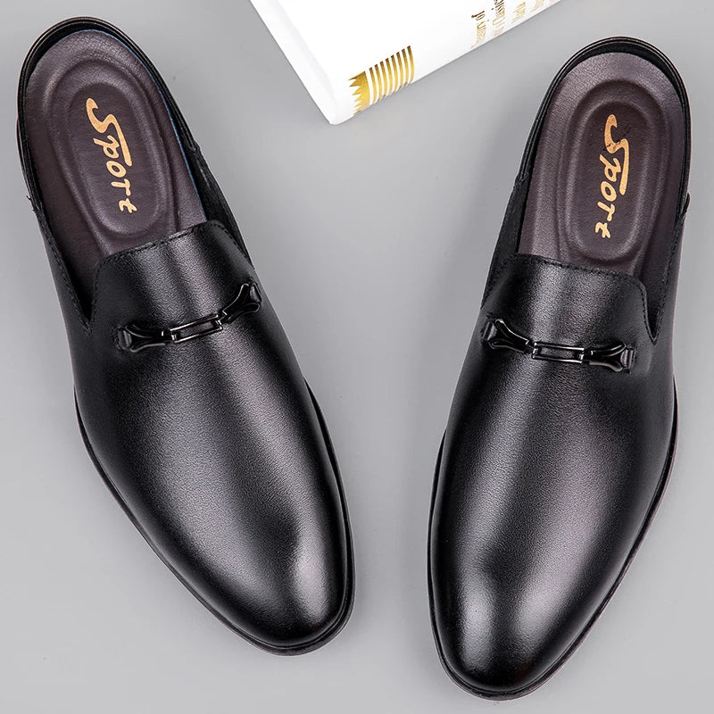 Mocassin Homme Cuir de Vache Véritable Slip-On Respirant Léger | Casual Bureau Conduite EU 36-47