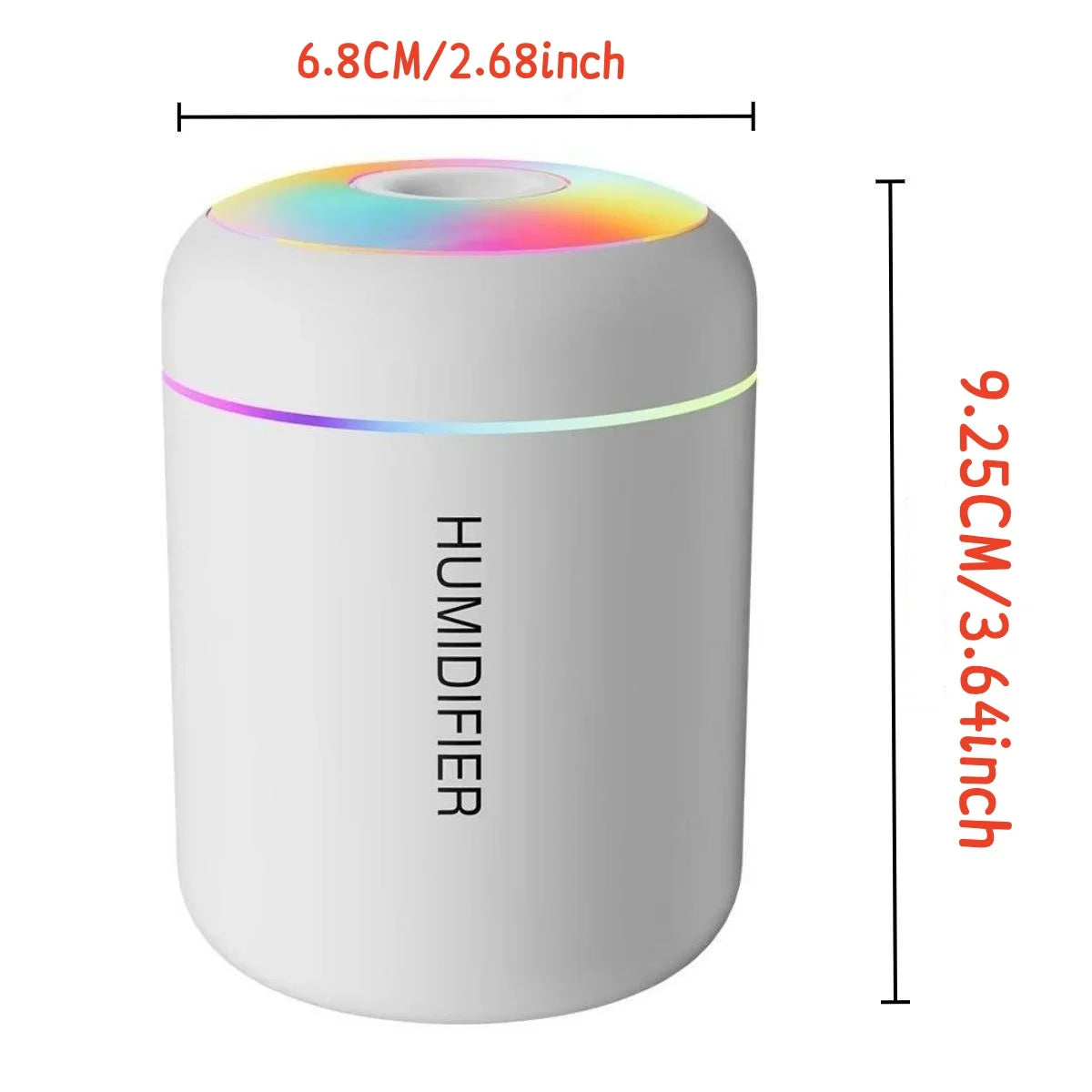 Humidificateur Mini USB | Diffuseur d’Arômes Ultrasonique 180 ml, Maison & Voiture – CLEVI Paris