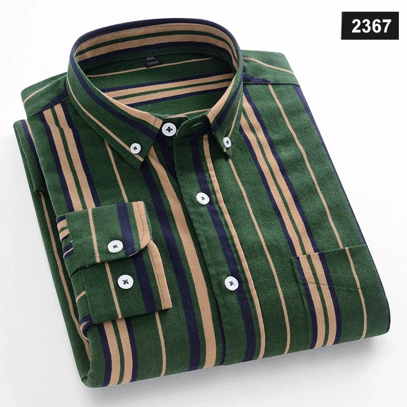 Chemise Oxford Homme Casual Manches Longues – CLEVI Paris