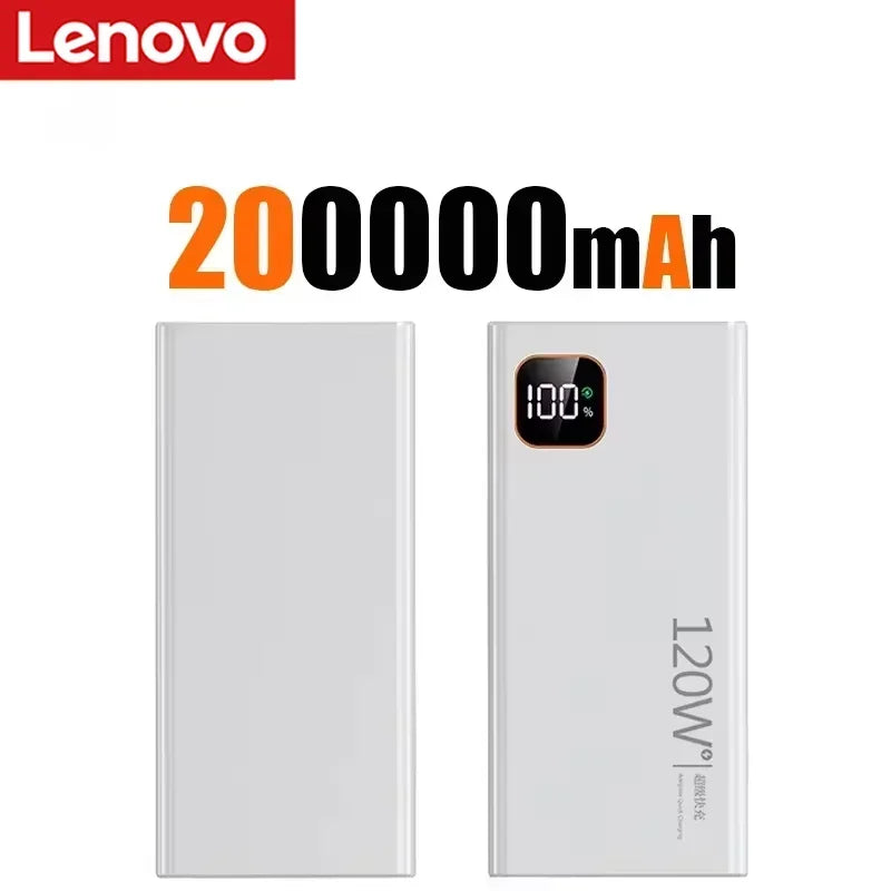 Batterie Externe Lenovo 120W Solaire 50000-200000mAh – CLEVI Paris