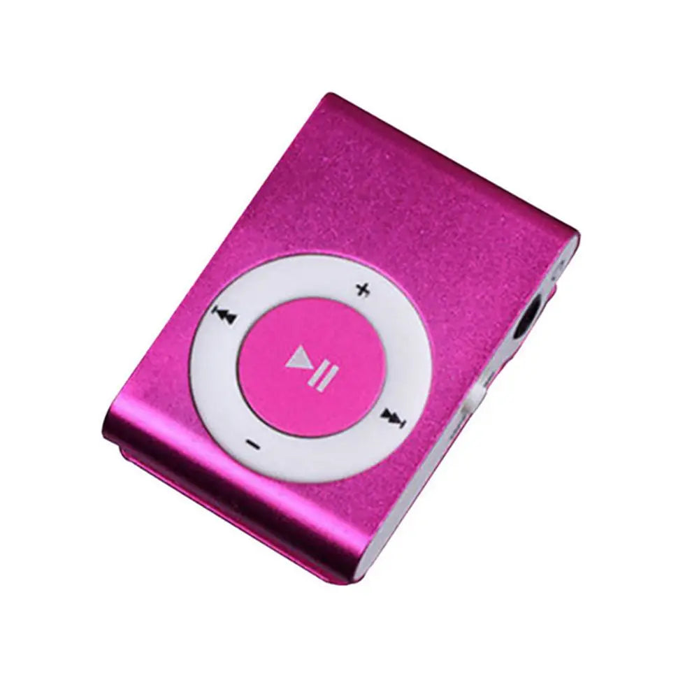 Mini Lecteur MP3 Clip Sport – Boîtier Métal, Jack 3,5 mm, 8 Couleurs | Walkman