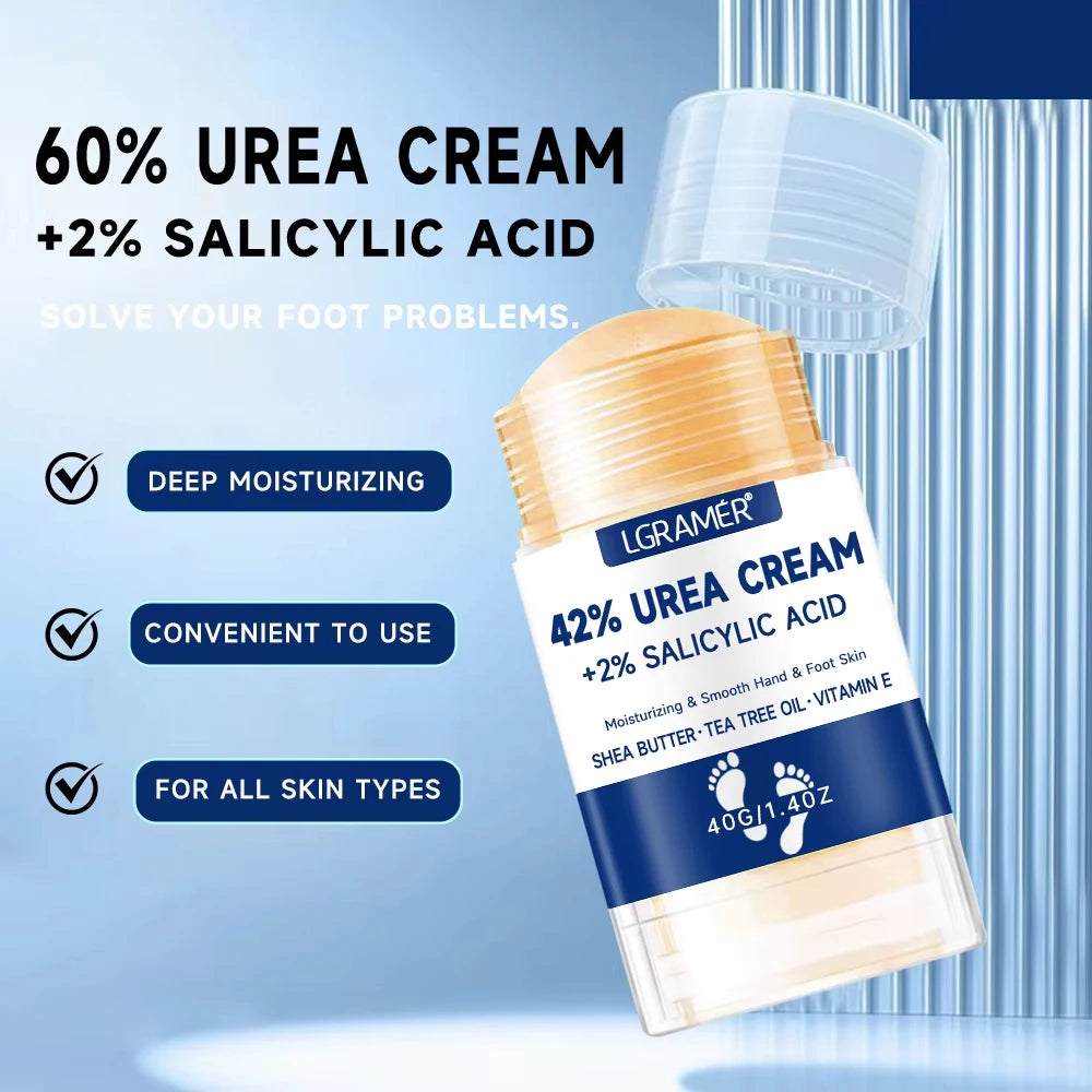 Crème Pieds et Mains 42% Urée 2% Acide Salicylique Hydratation Intensive – CLEVI Paris