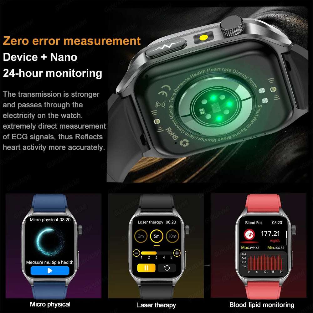 Montre connectée E810 AMOLED 1,95″ – CLEVI Paris