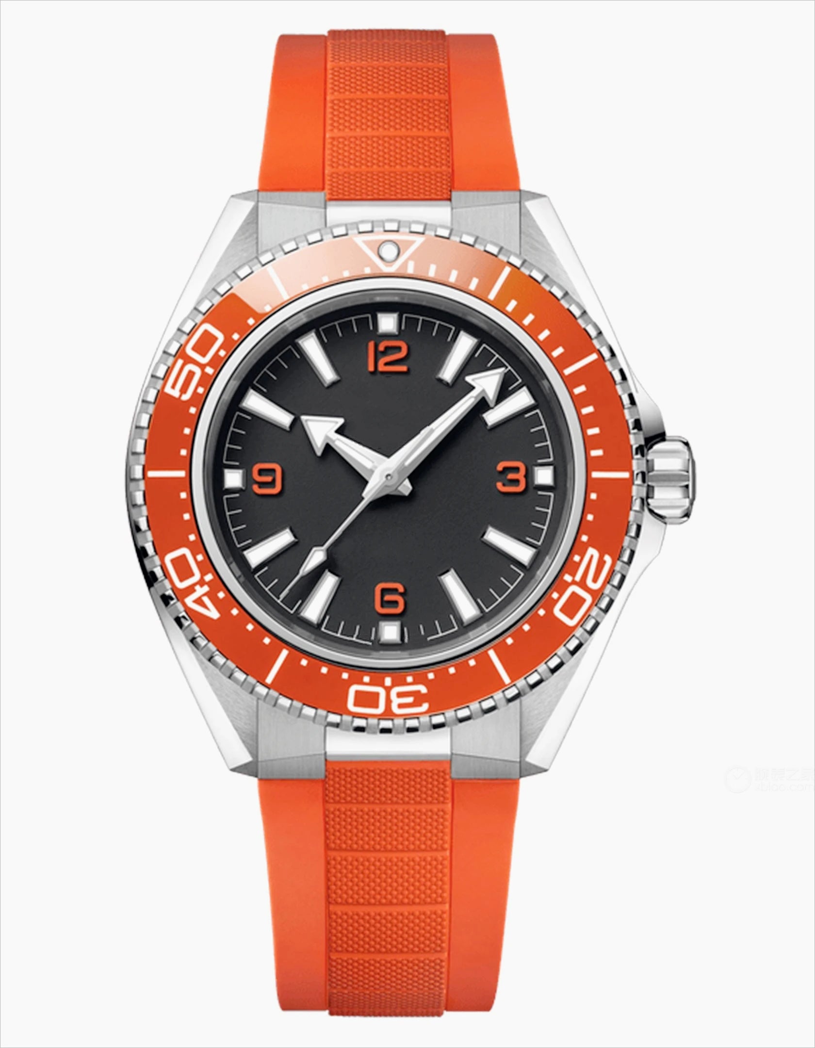 Montre Homme Automatique Modèle 600 Lunette Céramique Boîtier Acier Inox Bracelet Acier Calendrier Lumineux 42mm – CLEVI Paris