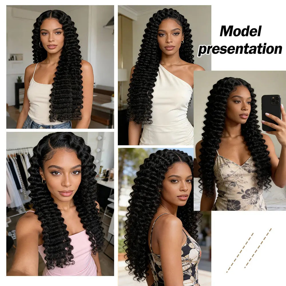 Extensions Cheveux Humains Brésiliens Remy Hair Body Wave Straight Deep Wave 1/3/4 Mèches 10-44 Pouces – CLEVI Paris