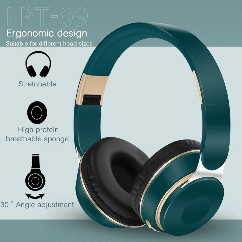 CATASSU Casque Bluetooth 5.0 Supra-Auriculaire Carte SD FM Radio 20h – CLEVI Paris