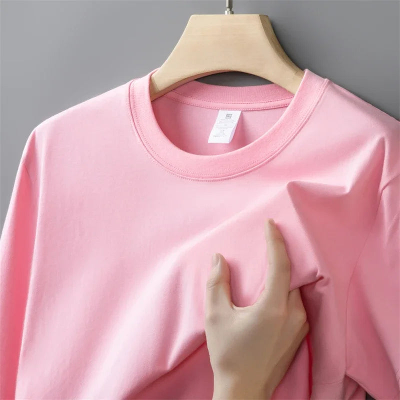 T-Shirt Homme 100% Coton 230g Oversize Col Rond Uni 6 Coloris – CLEVI Paris