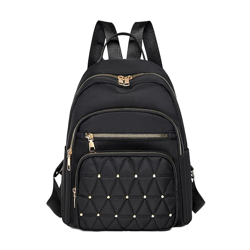 Sac à Dos Nylon Grande Capacité Femme Casual — CLEVI Paris