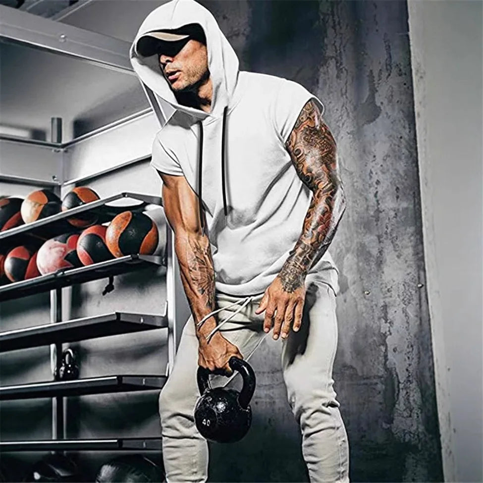 Débardeur Homme à Capuche – Style Hip Hop Streetwear Sans Manches