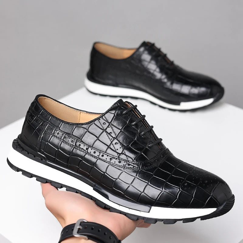 Chaussures Cuir Véritable Homme | Oxford Lacets Imperméable Outdoor