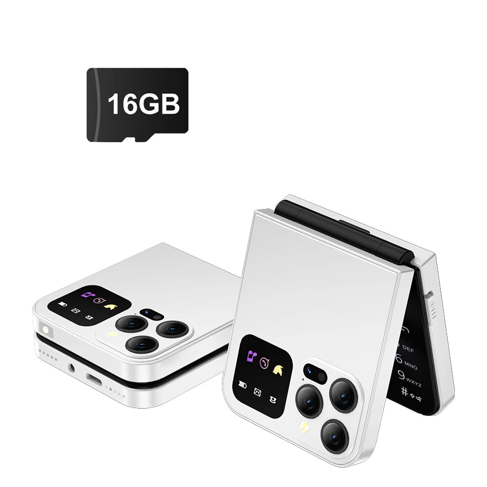 Téléphone Clapet SERVO A50 PRO – 2,4", Dual SIM 2G, Bluetooth, Enregistrement Appels, Type-C – CLEVI Paris