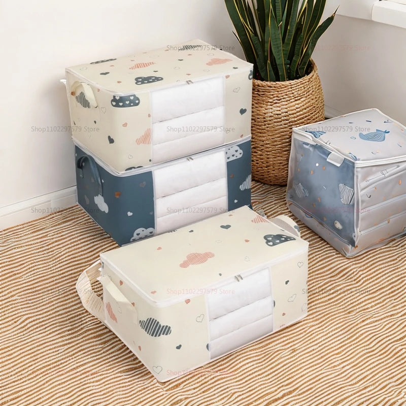 Sac de Rangement Grande Capacité Anti-Poussière avec Poignées — CLEVI Paris