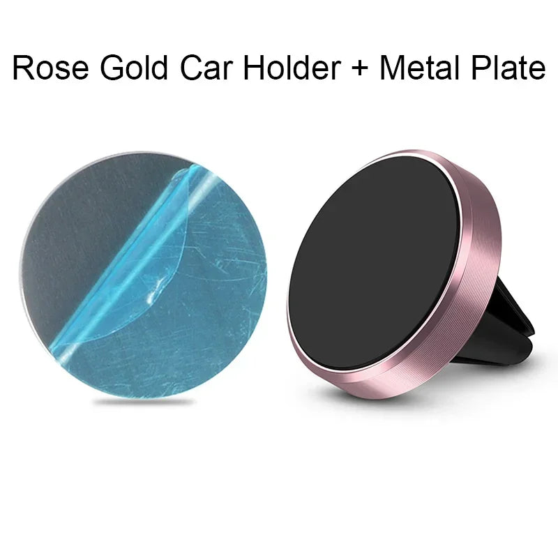 Support Téléphone Magnétique Voiture | Grille d’Aération, Alliage d’Aluminium, Universel – CLEVI Paris