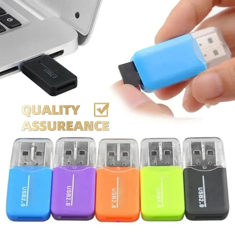 Lecteur de Carte Mémoire USB 2.0 Mini TF | Adaptateur Carte SIM PC & Ordinateur Portable – CLEVI Paris