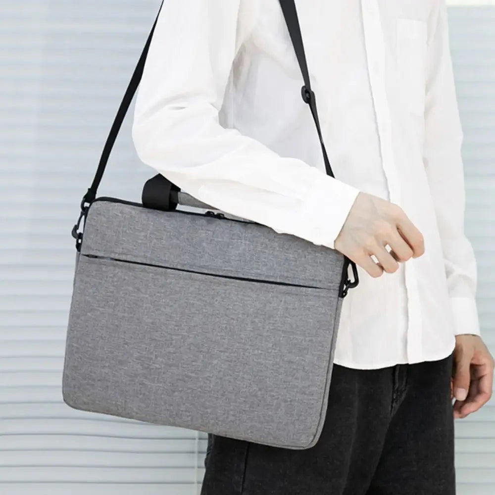 Housse Laptop Polyester Unisexe Antichoc Waterproof 13,3" 14" 15,6" Gris – CLEVI Paris