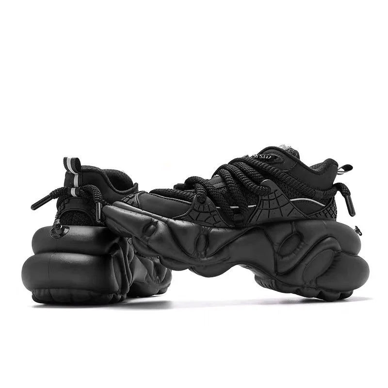 Sneakers Running Homme Rehaussantes Noires Semelle EVA EU 37-45 – CLEVI Paris