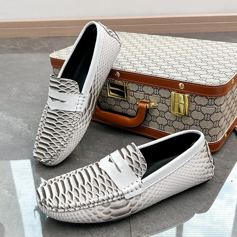 Mocassins Homme Daim Style Italien Coloré Slip-On | 5 Coloris, Tailles 38-48 – CLEVI Paris