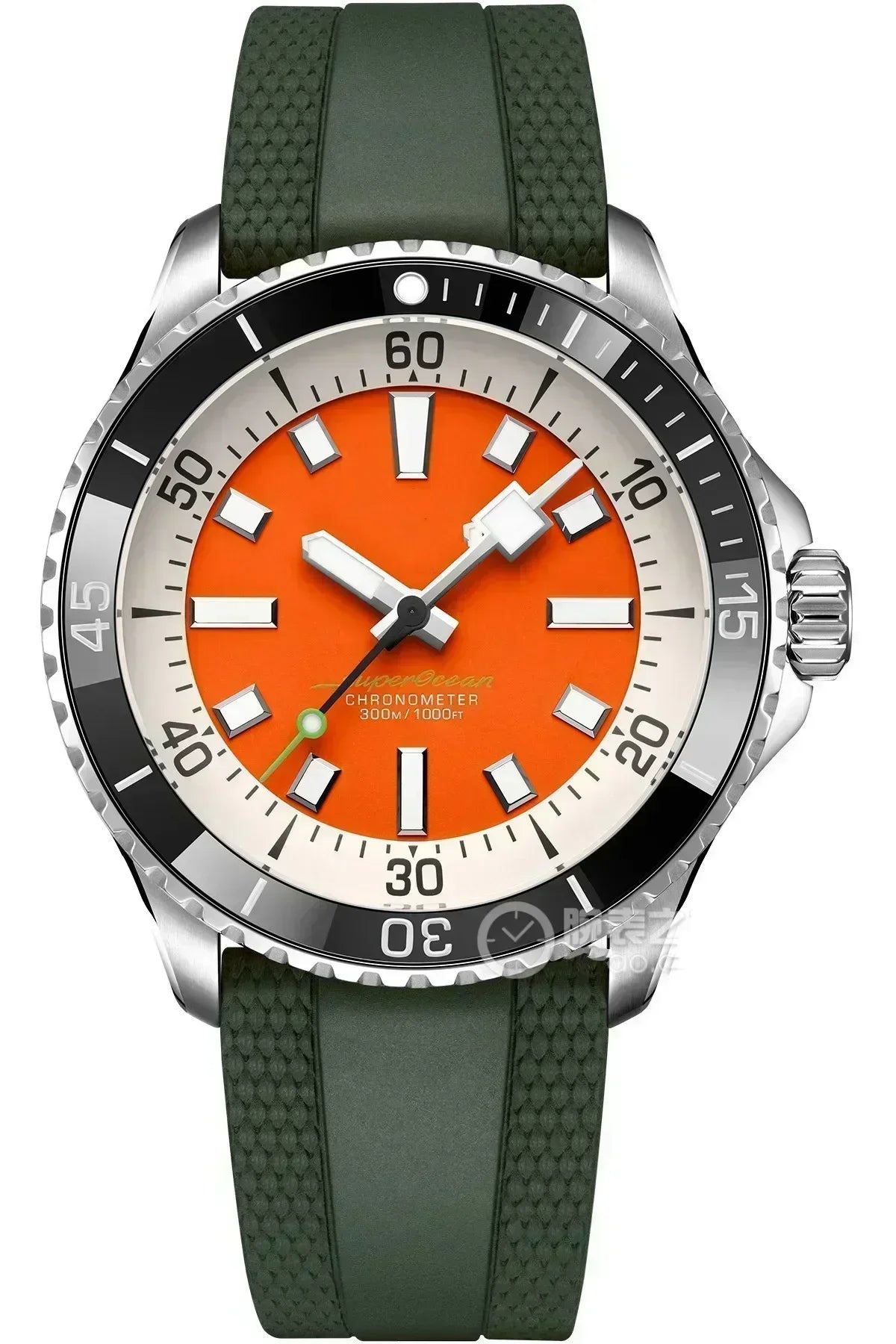 Montre Homme Automatique Luxe Acier Verre Saphir Couronne Vissée Cytupr – CLEVI Paris
