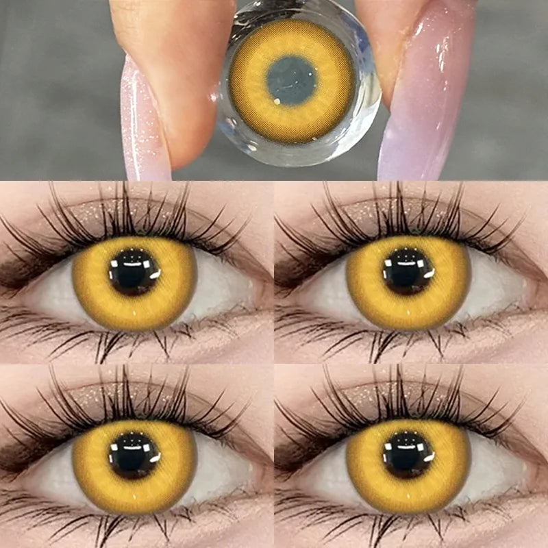 Lentilles de Contact Colorées DUOXIU | Collection Koi | Avec Correction 0 à -8.00 | 1 Paire – CLEVI Paris