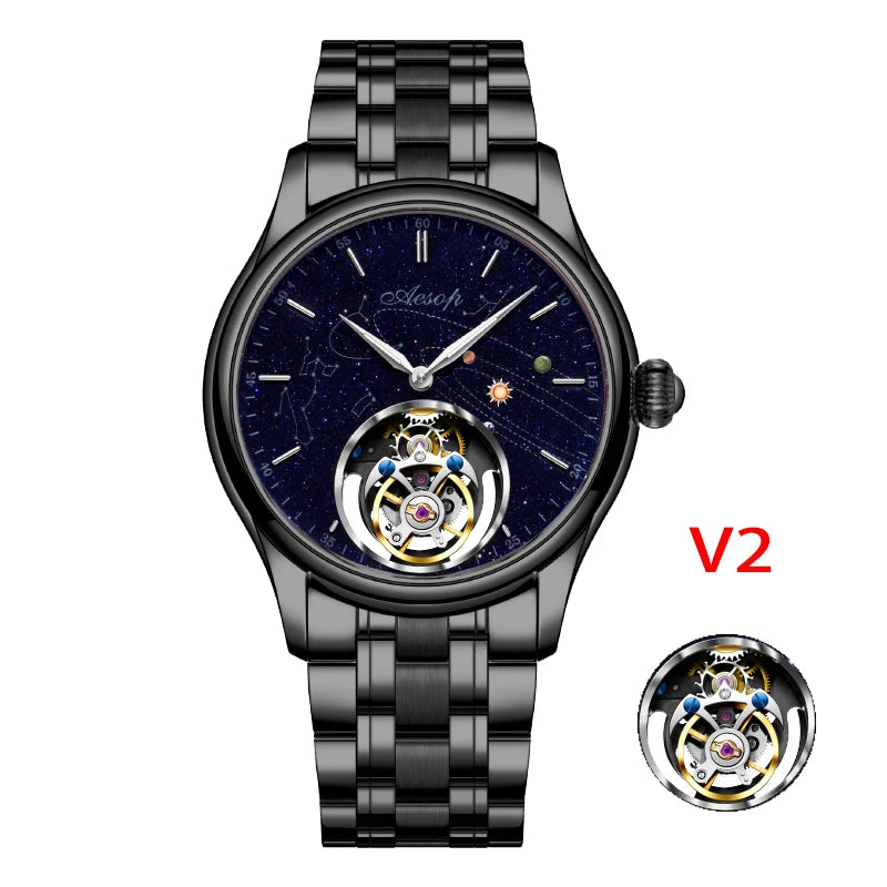 Montre AESOP 7049 mécanique squelette – CLEVI Paris