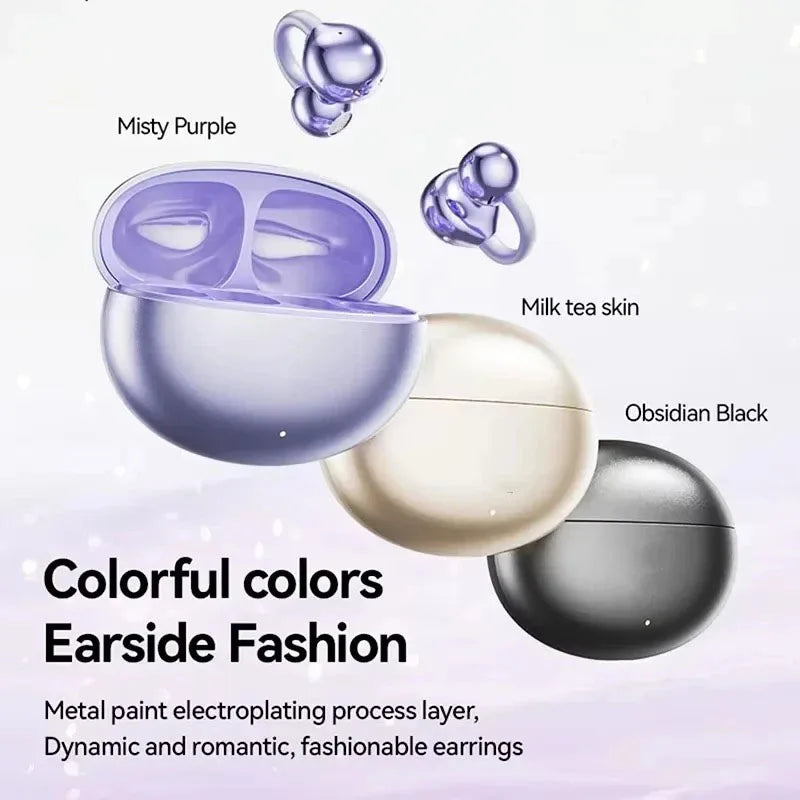 Écouteurs OWS Clip-Oreille LZHOKK M91 — Bluetooth 5.4, ENC, Son 9D, Charge Rapide Type-C | CLEVI Paris