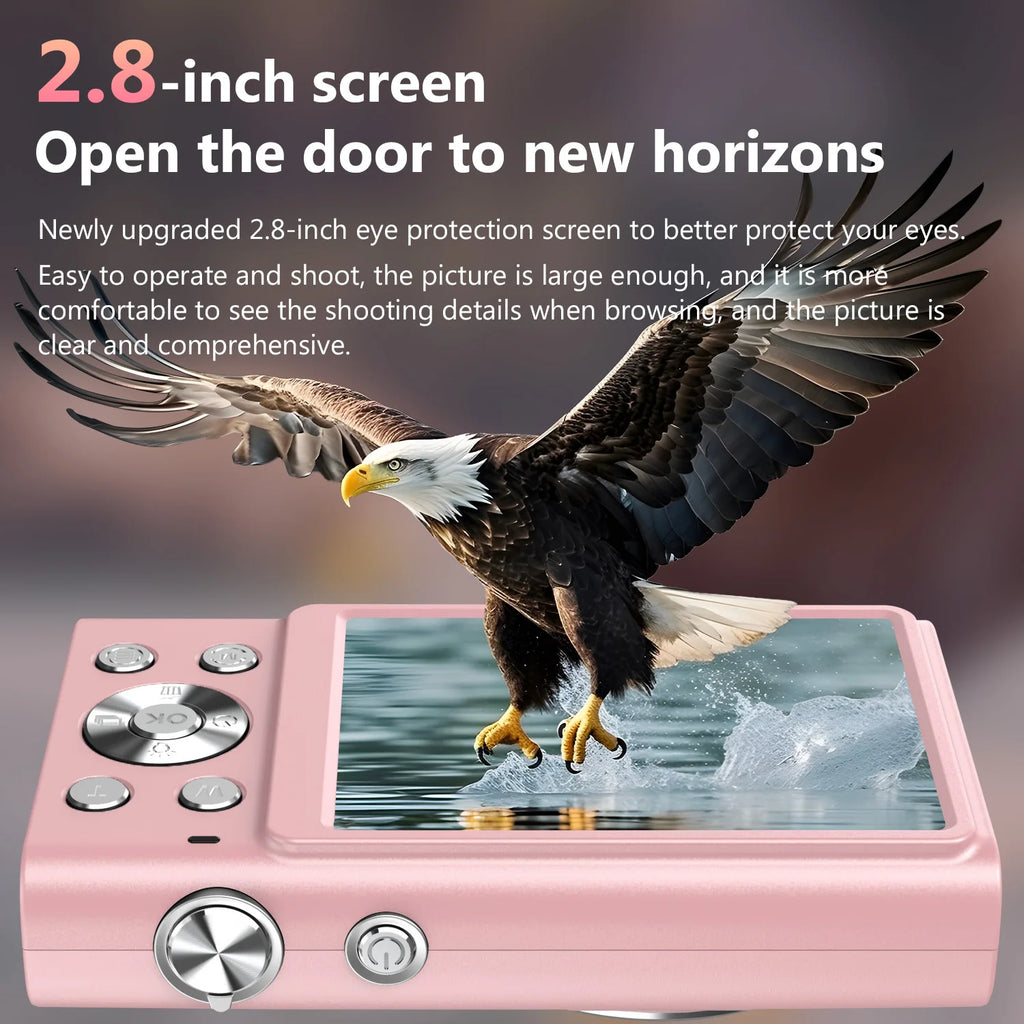 Appareil Photo Numérique 4K Autofocus 48MP – Écran 2,8", Zoom 16x, Carte 32Go en Option – Idéal Débutants & Enfants