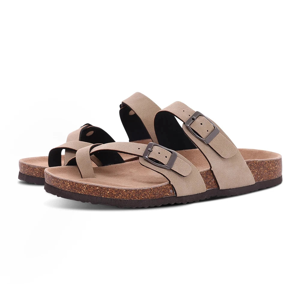 Mules Clogs Daim & Liège Style Britannique | Mixte EU 36-46 Multicolore