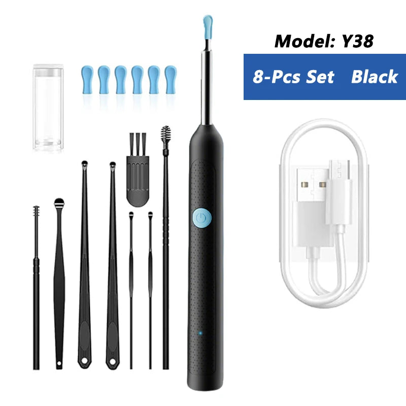Otoscope Connecté WiFi avec Caméra HD 1080P Nettoyeur Auriculaire Visuel — CLEVI Paris