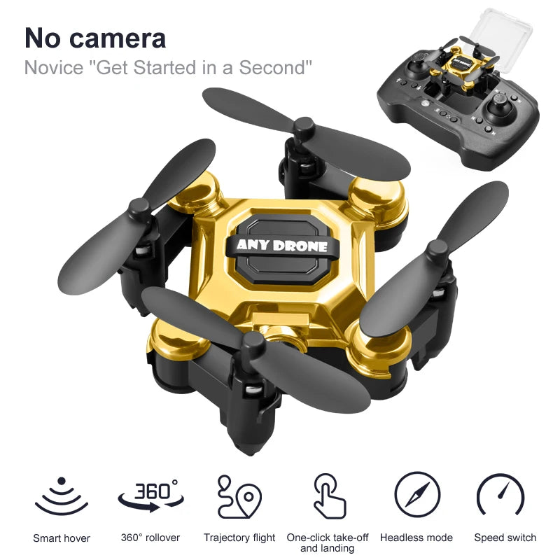 Mini Drone Pliable K04 – Caméra 4K, Moteur Brushless, Protège-Hélices, 12 min de Vol – CLEVI Paris