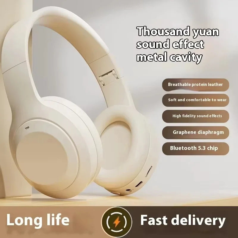 Casque Bluetooth VIKEFON M5 — HiFi 40mm, 40h Autonomie, Réduction de Bruit, Pliable, Micro | CLEVI Paris