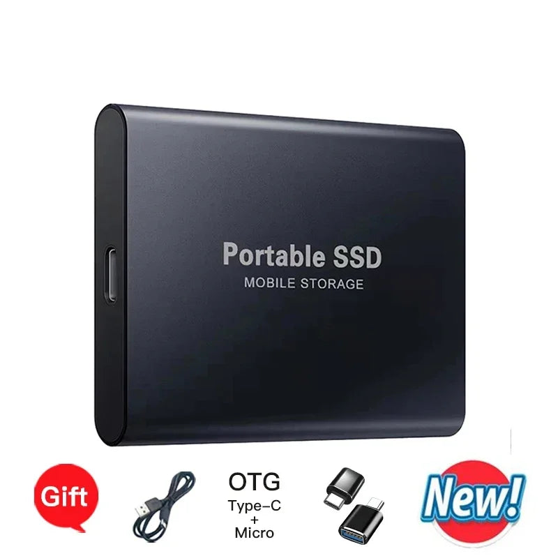 Disque Dur Externe SSD Portable USB 3.1 Type-C – 1 à 512 TB – CLEVI Paris