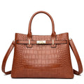 Sac à Main Femme LANYIBAIGE PU Vintage Motif Crocodile 30×12×22cm 5 Coloris – CLEVI Paris