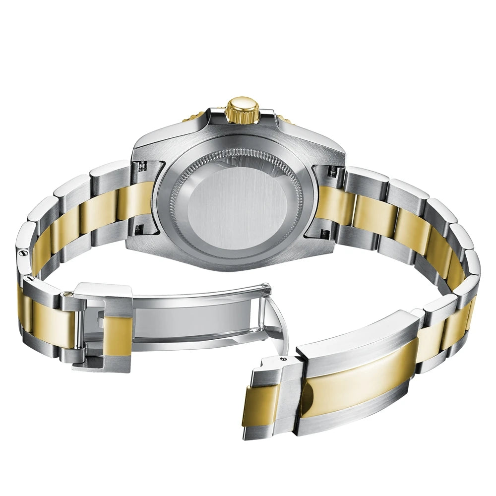 Montre Automatique Homme Corgeut NH35 – Diver 40mm Lunette Céramique Verre Saphir – CLEVI Paris