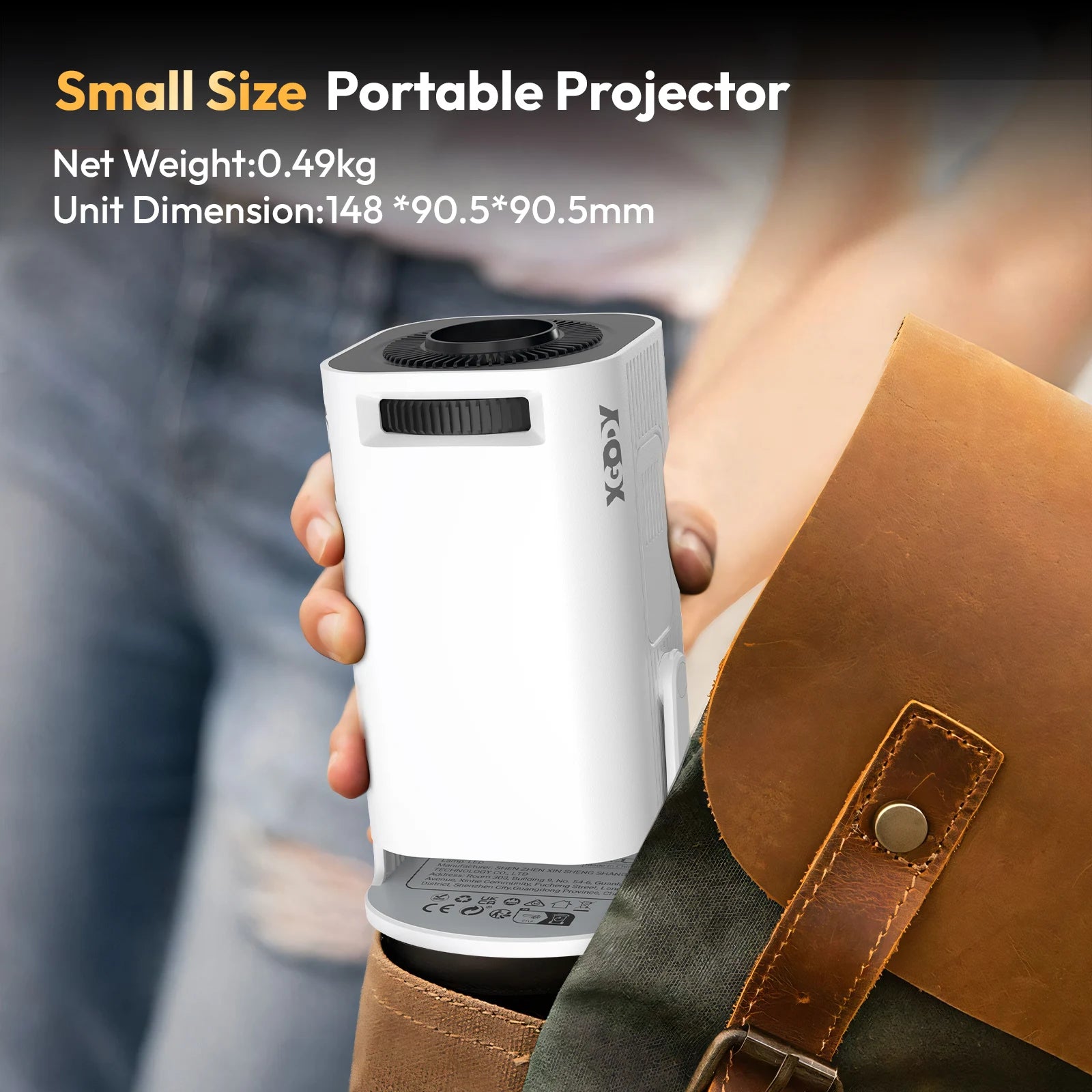 Xgody Gimbal 3 Pro Projecteur Android 11 720P 4K 300 ANSI WiFi 6 BT 5.4 Portable Mini – CLEVI Paris