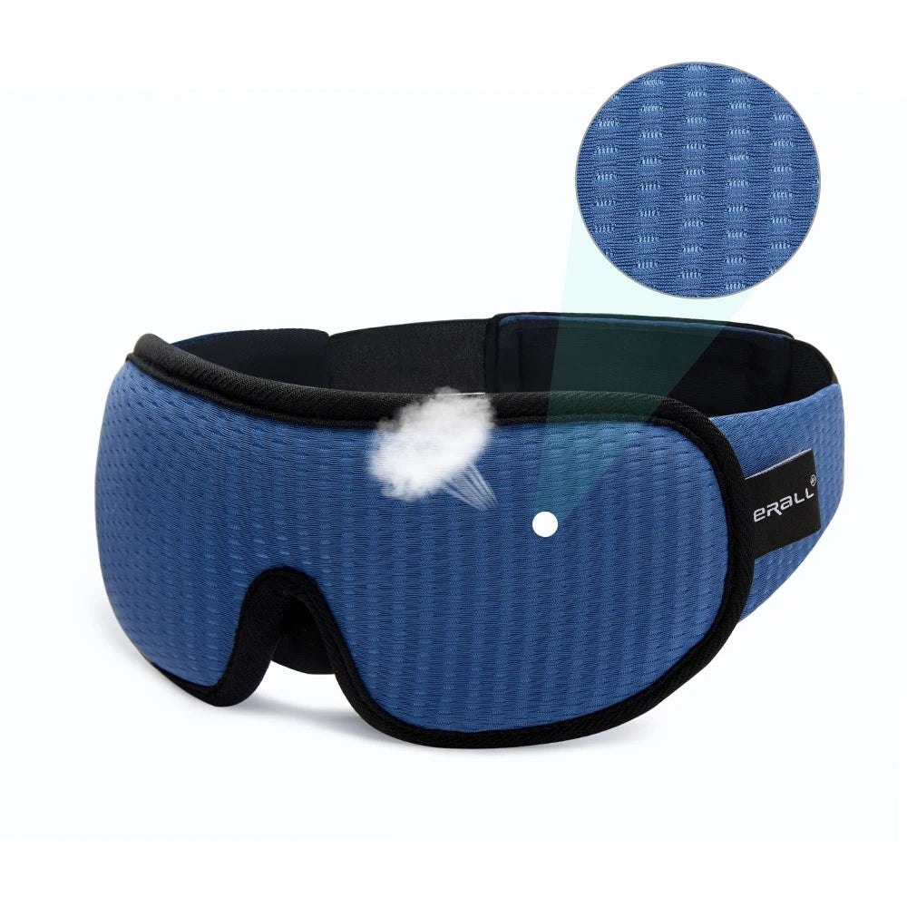 Masque de Nuit 3D Anti-Lumière Rembourré Ergonomique — CLEVI Paris
