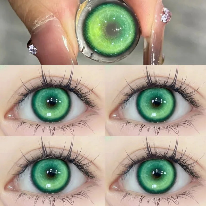 Lentilles de Contact Colorées DUOXIU | Collection Koi | Avec Correction 0 à -8.00 | 1 Paire – CLEVI Paris