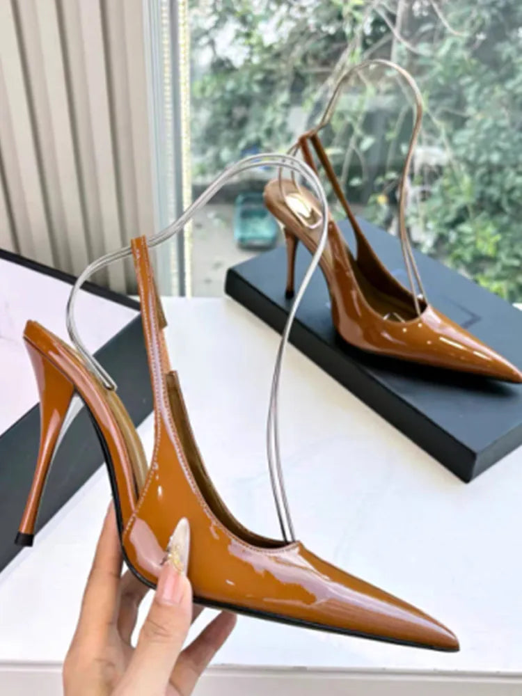 Sandales Stiletto Pointues Femme Talons Aiguilles – CLEVI Paris