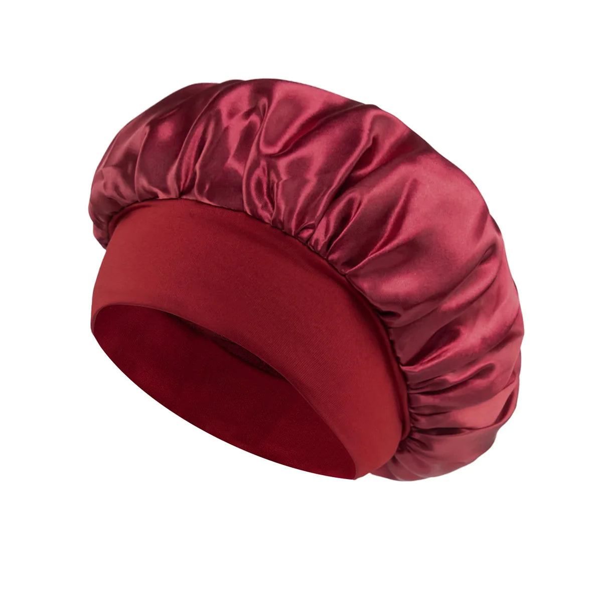 Bonnet de Nuit en Soie Satin Taille Universelle — CLEVI Paris