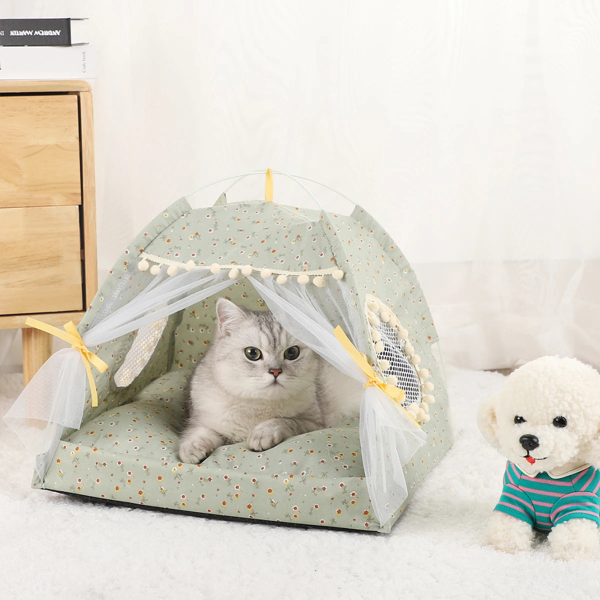 Tente douillette pour chat et chien – CLEVI Paris
