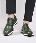 Chaussures Cuir Véritable Homme – Motif Carreaux, Respirant, Imperméable, Tailles 38-47 – CLEVI Paris