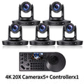 Kit Caméra PTZ 4K MIXIDATS – Zoom 20x, NDI, PoE & Clavier de Contrôle – CLEVI Paris