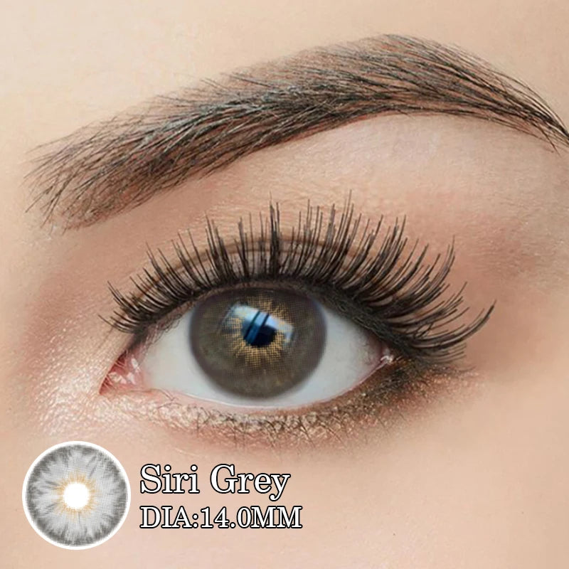 Lentilles de Contact Colorées DUOXIU avec Correction – 7 Teintes, Myopie 0 à -8.00