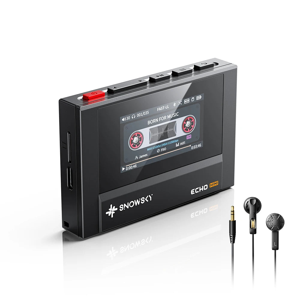 FiiO Echo Mini Lecteur MP3 HiFi Bluetooth 15h Sortie 3,5mm & 4,4mm Équilibrée – CLEVI Paris