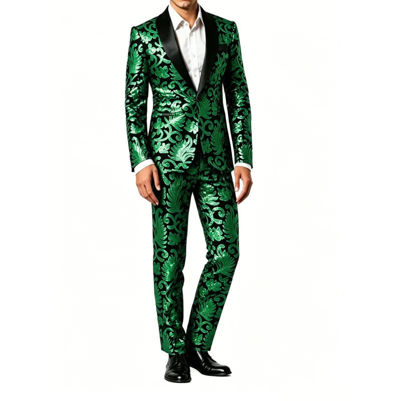 Costume Homme Sequins 2 Pièces – CLEVI Paris